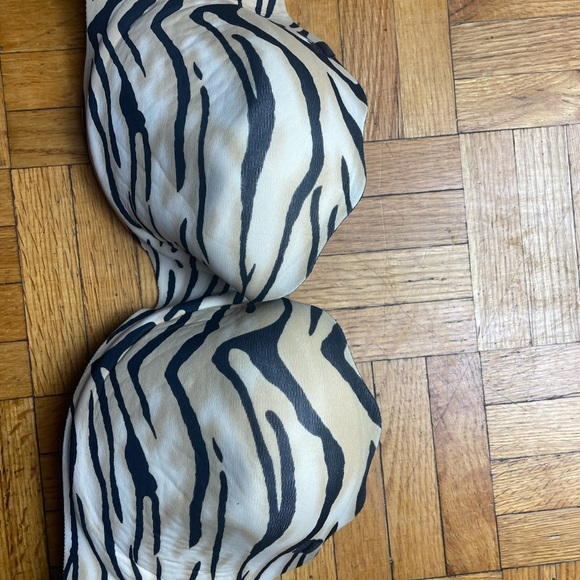 LaSenza black and beige zebra printing bra#B5LS - Picture 2 of 7